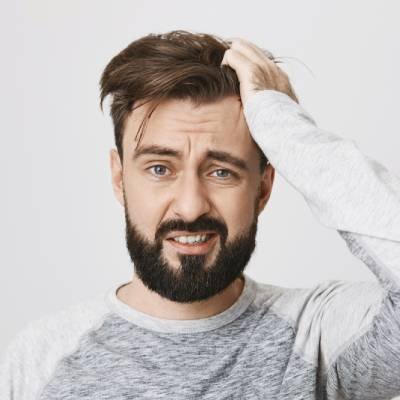 کفیر برای خارش پوست سر